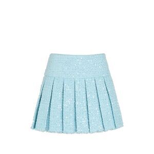 Alice+Olivia Women Pleated Mini Skirt
